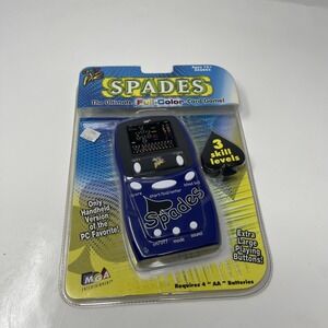 MGA Spades Color FX2 Screen Handheld Card Game 2000 Brand New FACTORY SEALED